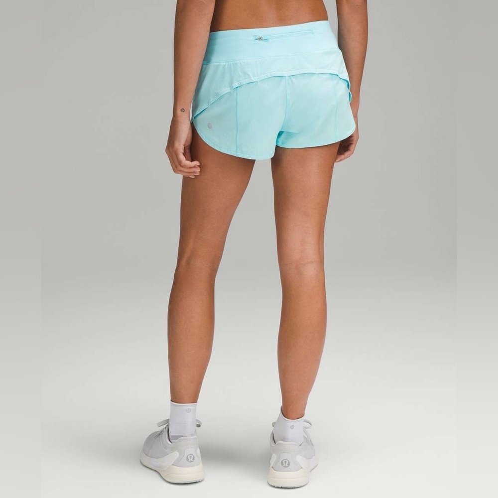 C - Lululemon Speed Up Low-Rise Lined Short 2.5"
Cyan Blue